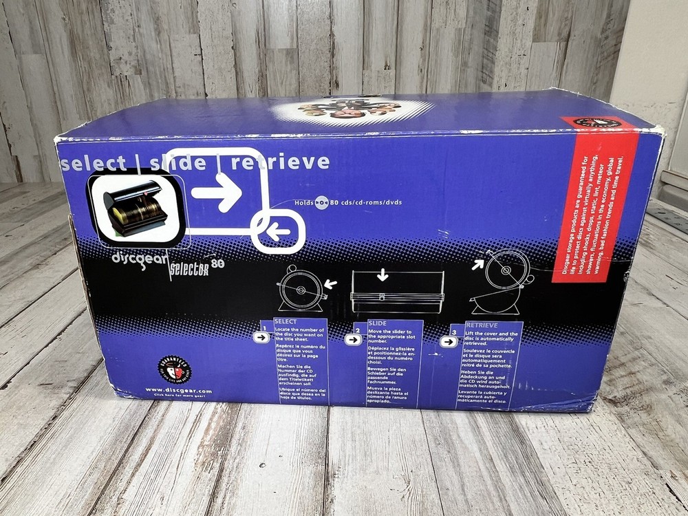 Discgear System 80 Disc Retrieval System - Black In Box