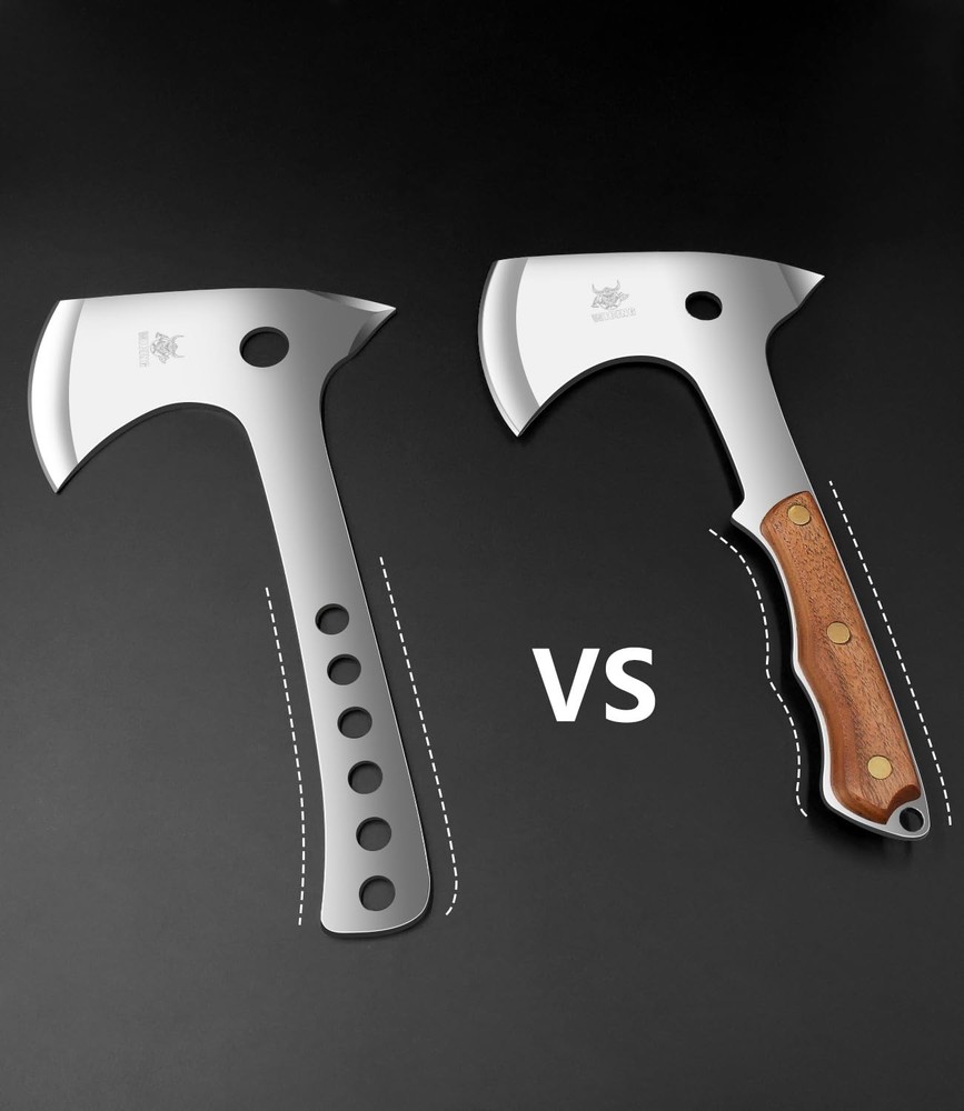 Throwing Axes - 3 Pack, 10.2" Throwing Axe Set, Full Tang with Sheath Stainless