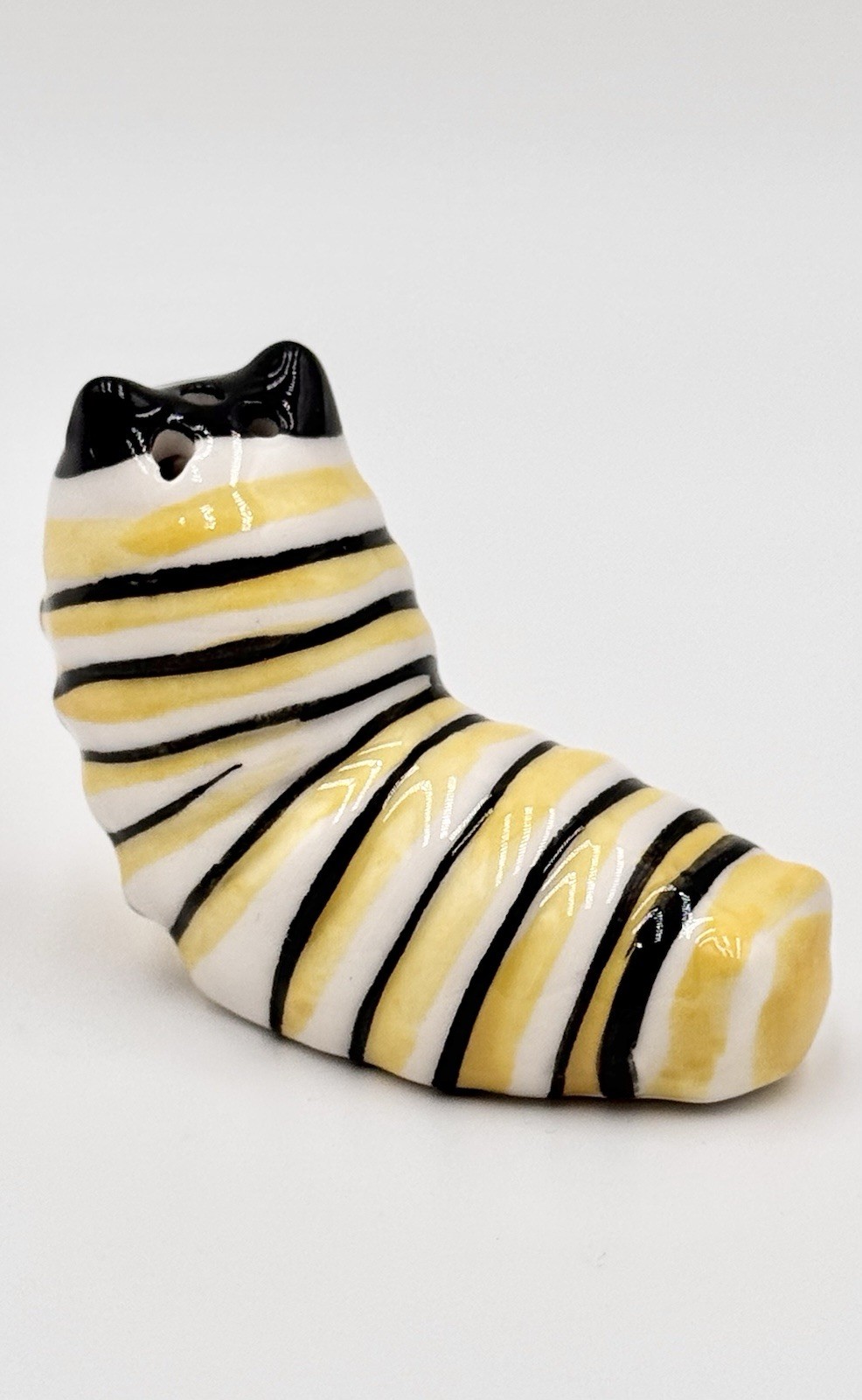 Cracker Barrel Mini Monarch Butterfly And Caterpillar Salt & Pepper Shakers NEW