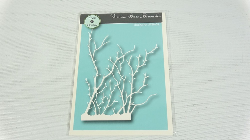 2014 Memory Box Texture Designer Stencil Bare Branches 88556