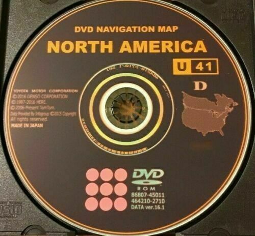 2007 2008 2009 Toyota Tundra LATEST Navigation Map Update DVD Gen 5 u41 Ver 16.1