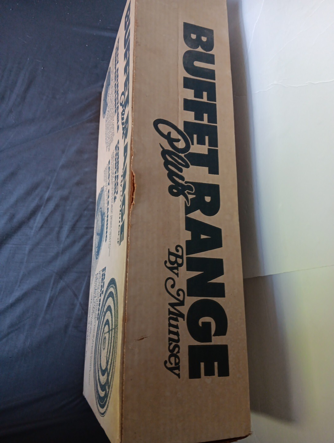 Vtg Buffet Range Plus Munsey Model 702 U.S.A Sealed Box 2 Burner N.O.S Retro Kit