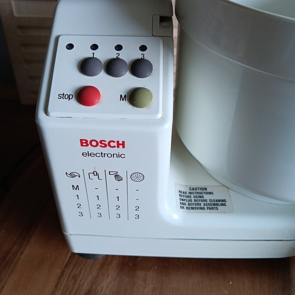 Bosch Mixer Food Processor MCM2501 White Tested WORKS GREAT!