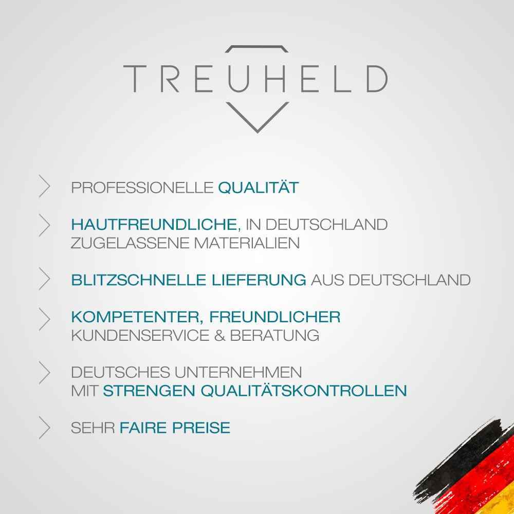 Treuheld® - 1,2 mm Piercing Segmentring - Stahl - Schwarz (4612v)
