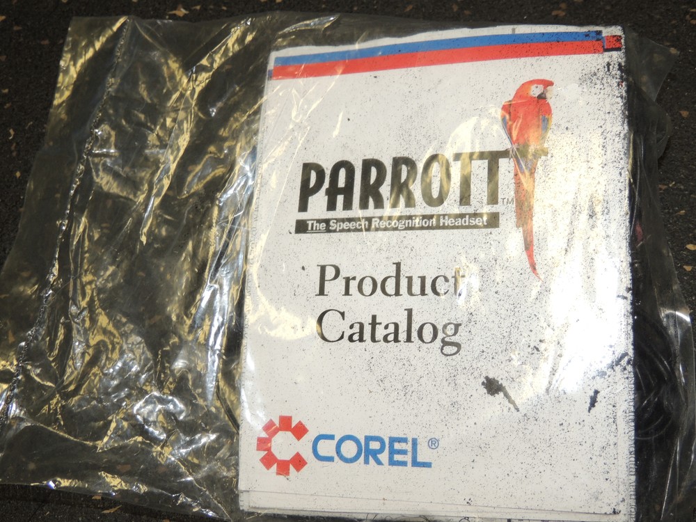 Corel Parrot Voice Recognition Translator Headphones and Module