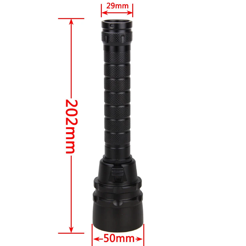 600000Lm LED Underwater Flashlight Scuba Diving Light Handheld Torch Waterproof