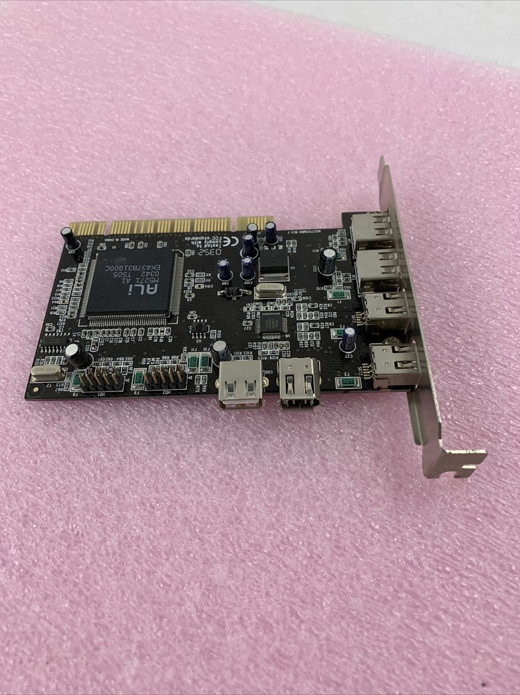 SYBA M5271COMBO USB 2.0 Firewire Combo Controller Card