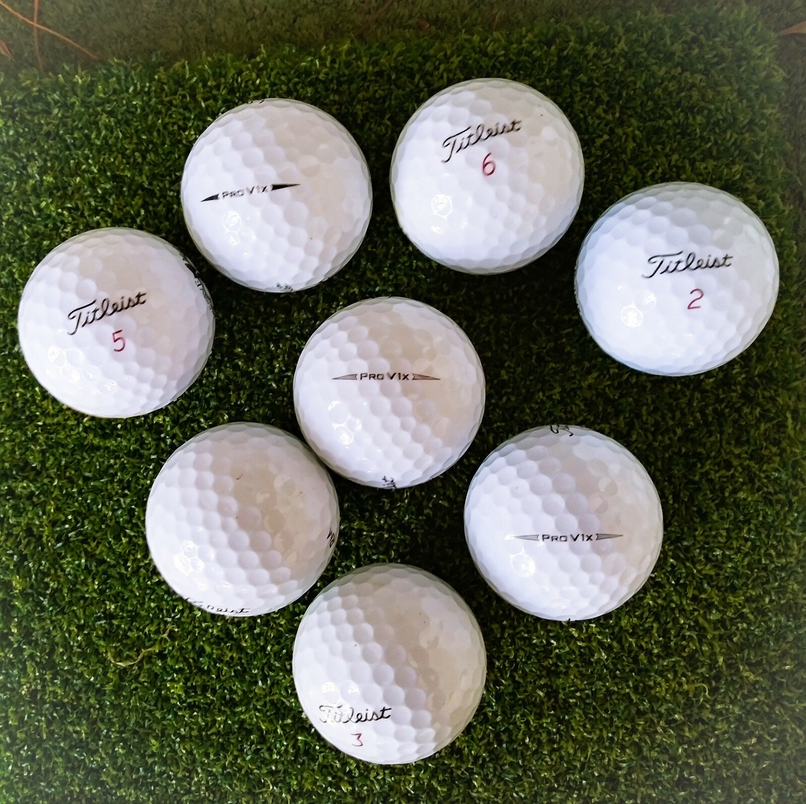 50 Titleist Pro V1X Golf Balls 4A Grade Near Mint - FREE SHIPPING