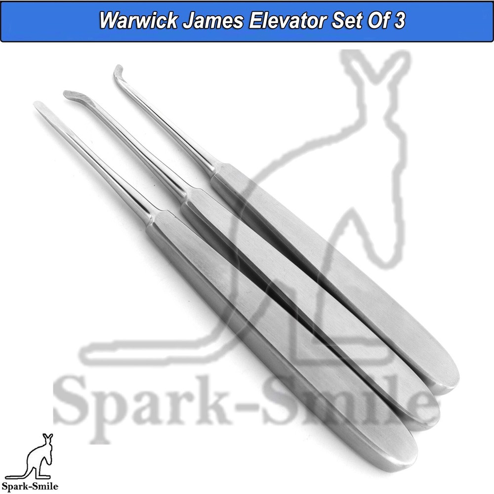 Warwick James Root Elevators Surgical Tooth Extraction Luxating Elevators Set