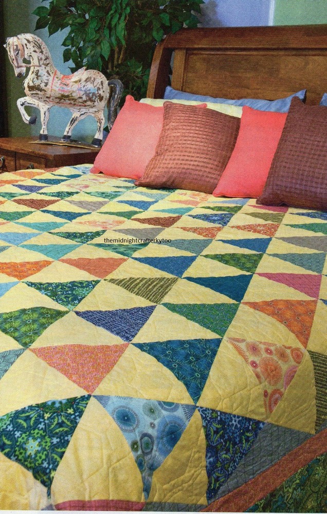 Patchwork Pennants Quilt Pattern Pieced SM