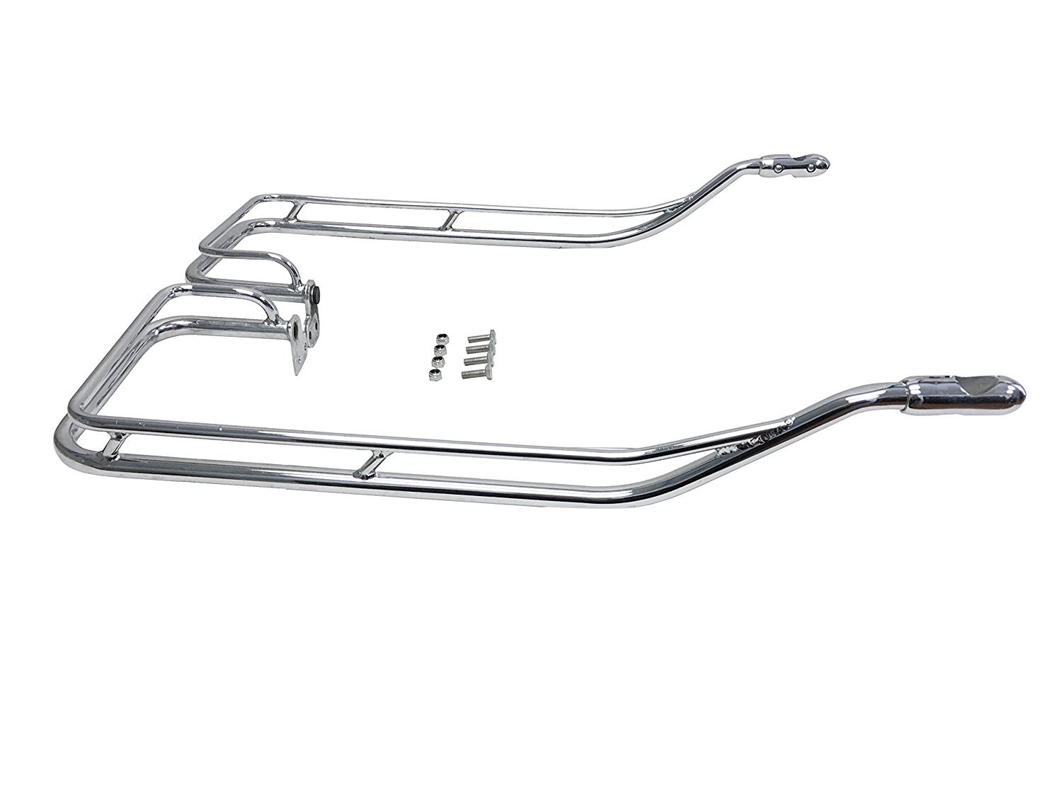 Nostalgic Saddlebag Guard Rails for 1993-2008 Harley Road King Electra Hard Bags