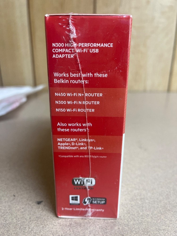 Belkin High Performance Compact Wi-Fi USB Adapter N300