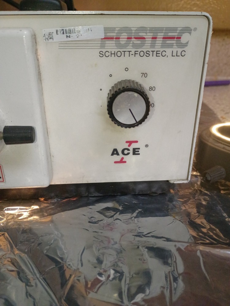 Schott-Fostec ACE I Fiber Optic Light Source & Microscope Light Guide