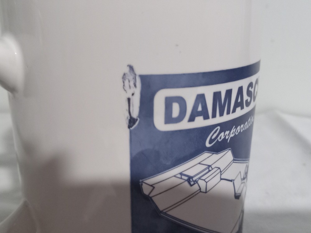 Damascus Coal Mining Machine 11oz Coffee Mug See Description