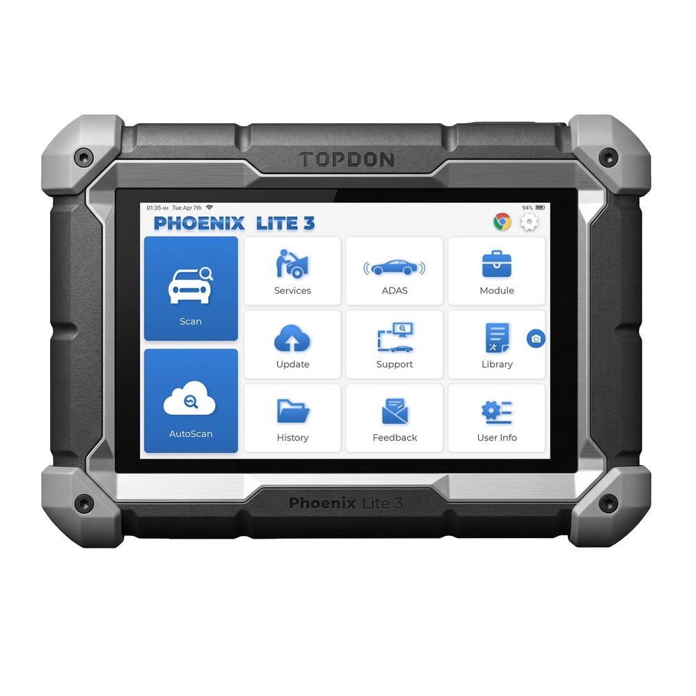 TOPDON Phoenix Lite3 Bi-Directional OE-Level Diagnostic Scanner Coding FCA,CANFD
