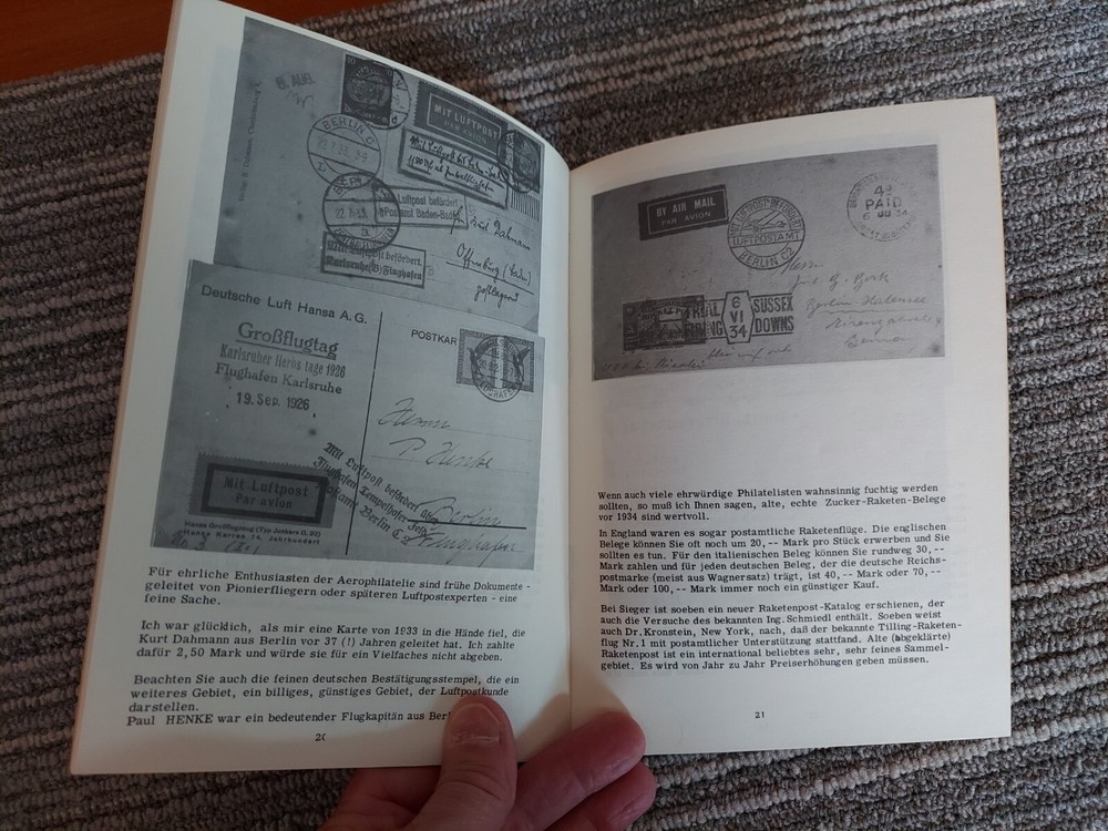 Zeppelin Postal Airmail History Booklets