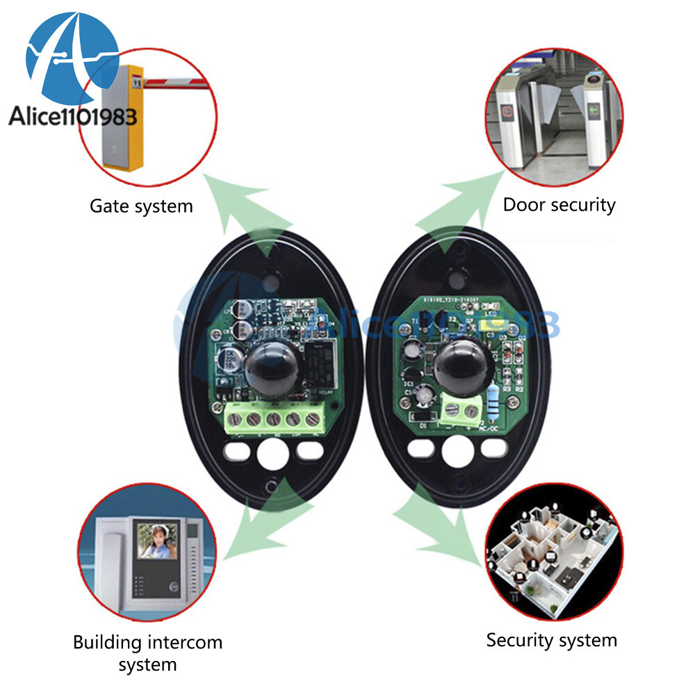 DC12-24V Infrared Detector Sensor Anti-theft Automatic Alarm Module Gate Safe