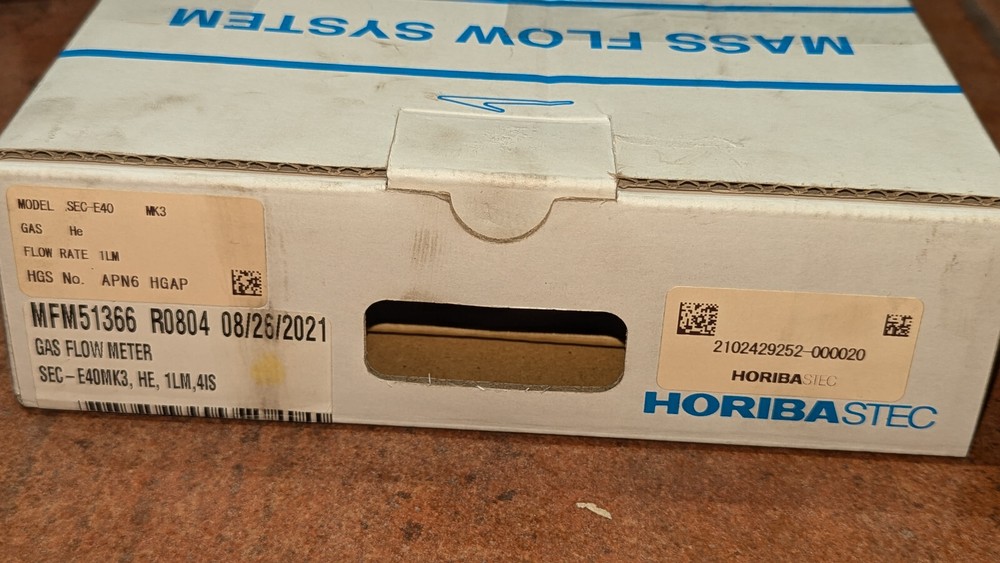HORIBA SEC-E40MK3 STEC Mass Flow Controller HE 1LM 41S New & Sealed