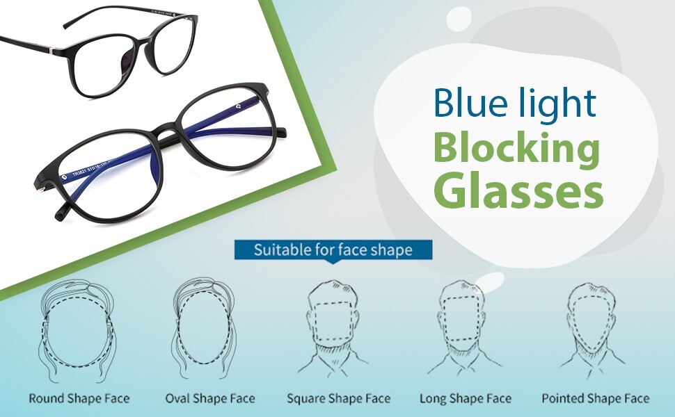Blue Light Blocking Glasses | Anti UV400 | Computer Gaming Eyestrain Reducer