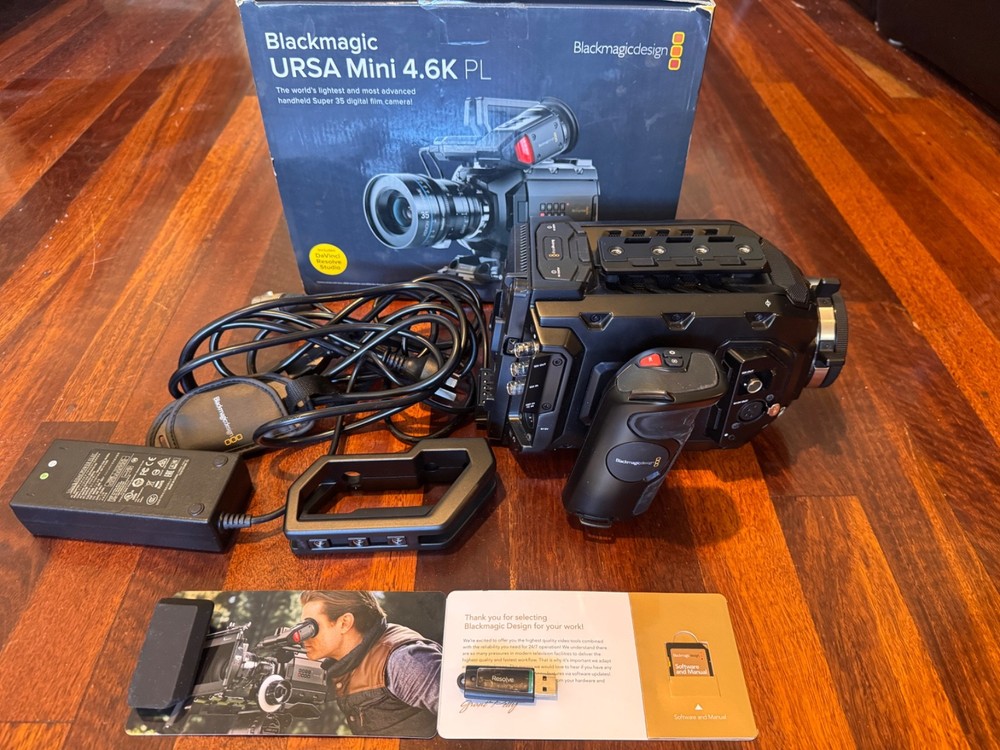 Blackmagic URSA Mini 4.6K PL Camera - (Davinci Resolve Studio NOT INCLUDED)