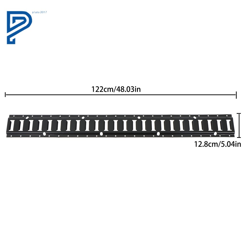 E Track Tie Down Rail Kit 4' E Track Rails End Caps ETrack Straps For Trailers