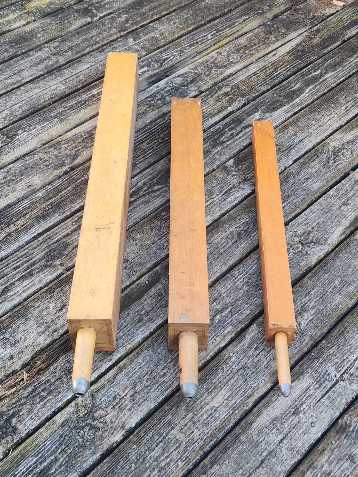 Pipe Organ Wood Flute Large Repurpose Decor Vintage Lot 3 Steampunk Church Prop