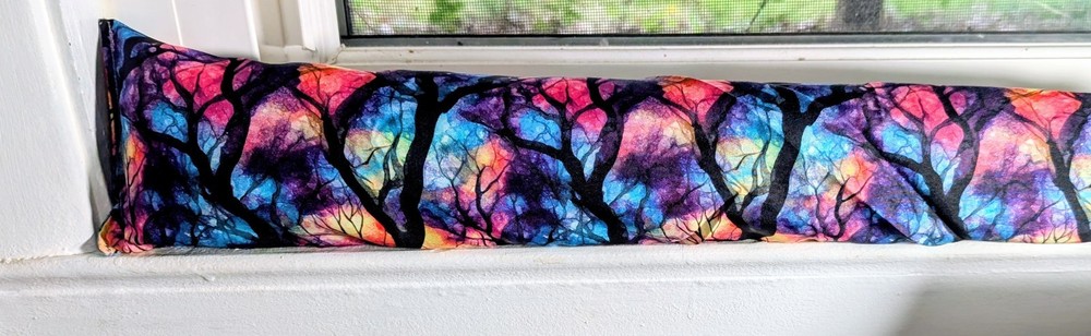 Door Draft Stopper, Cedar Filled, Draft Stopper, Draft Stopper, Trees, Sunset