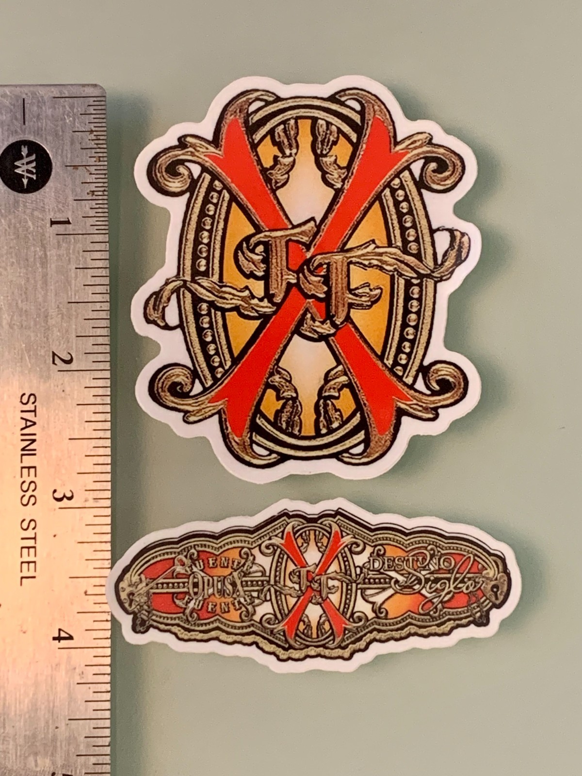 3.5" Arturo Fuente Opus X + DAS Sticker Decal