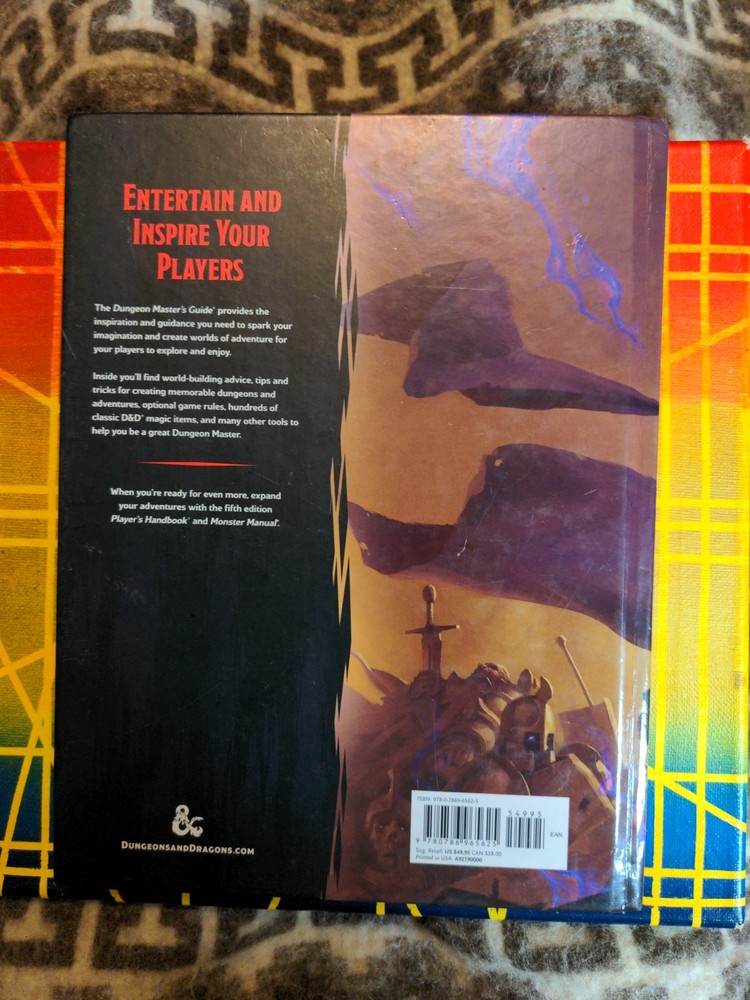 Dungeons and Dragons • Dungeon Master's Guide 2014 1st Print • D&D