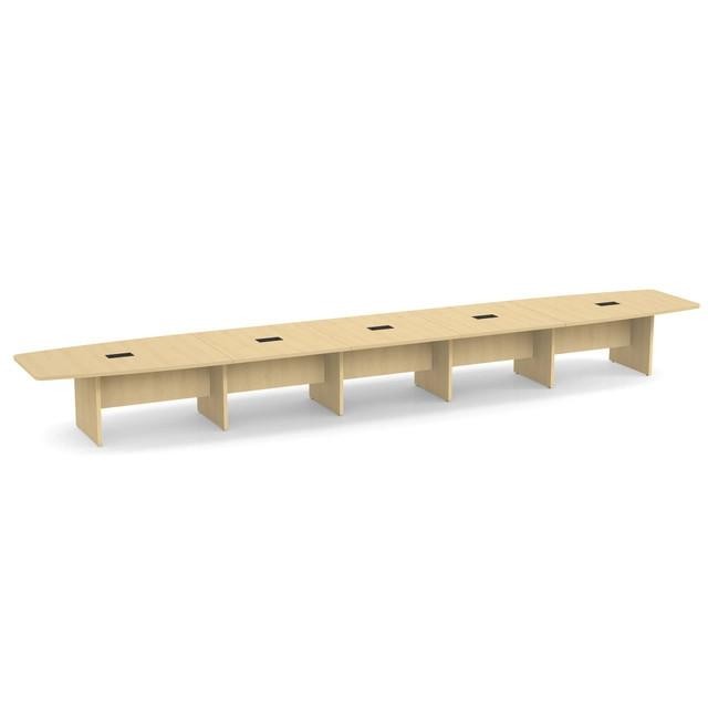 New 24' Expandable Boat Shaped Office Conference Table - Multiple Colors!