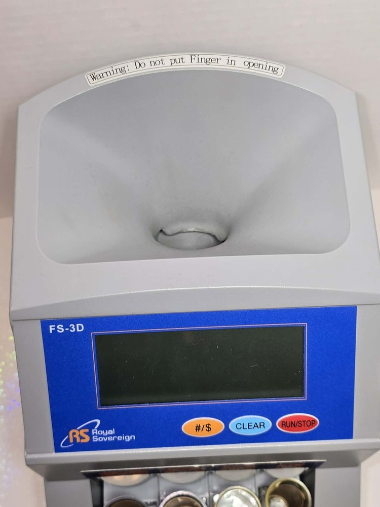 Royal Sovereign FS-3D Fast Sort Automatic Digital Coin Sorter - TESTED Euc