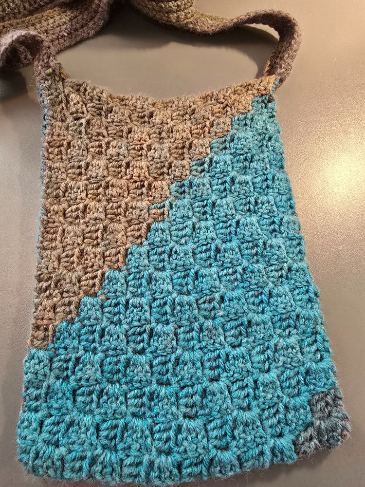 Handmade Crochet Mini Tote Bag