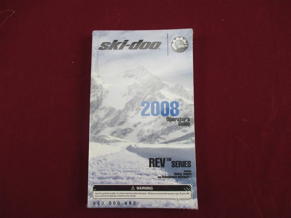 2008 Ski-Doo REV Series Operator's Guide Manual