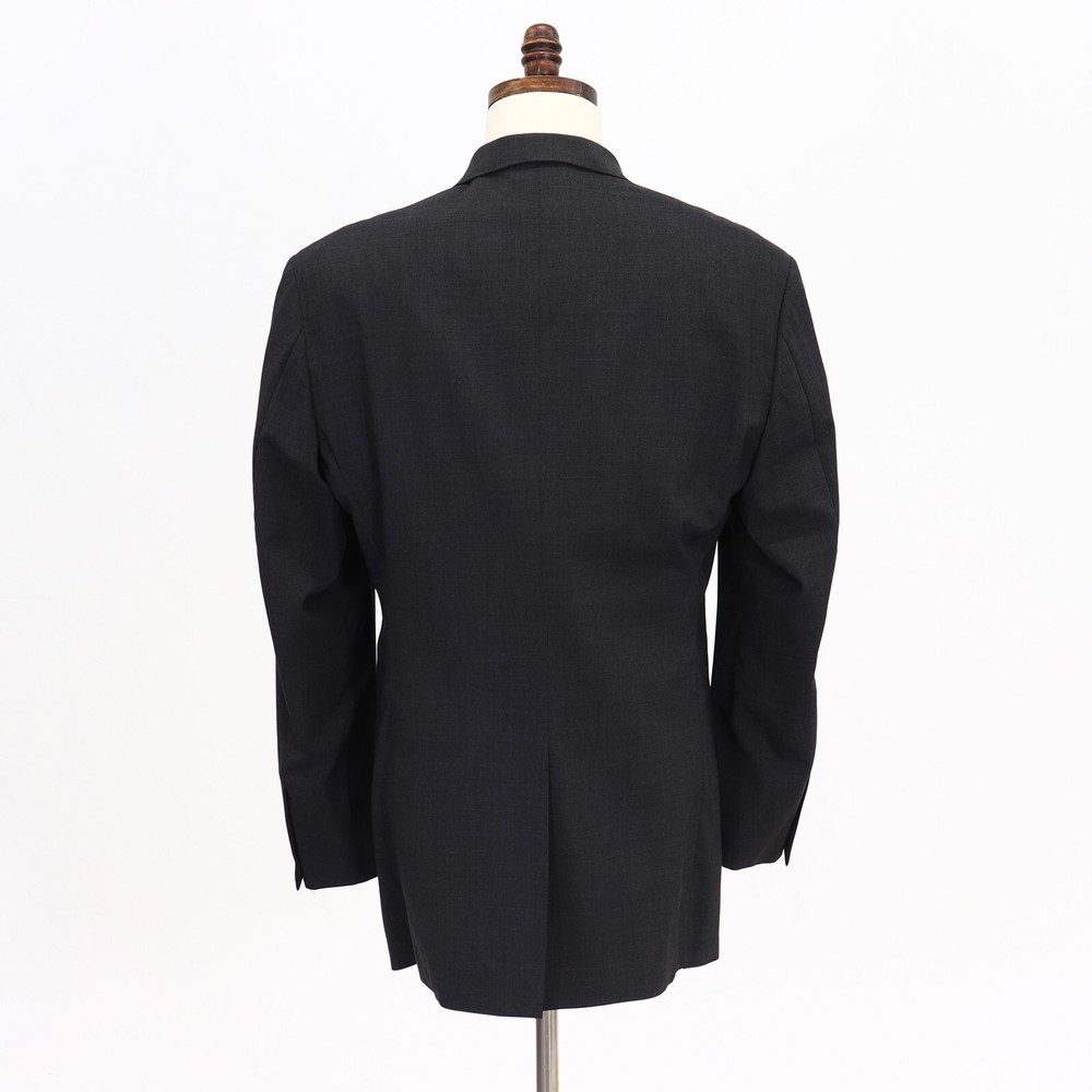 Brooks Brothers 43L Gray Sport Coat Blazer Jacket Solid 2B Wool