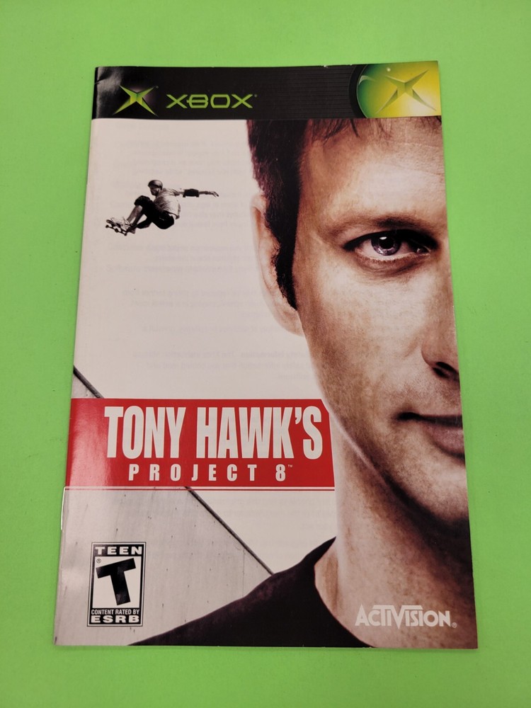 ~MANUAL ONLY~XBOX~ Tony Hawk’s Project 8