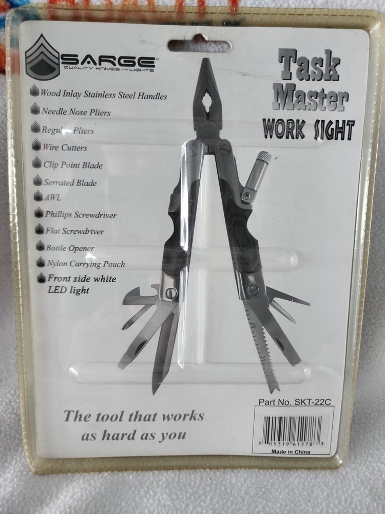New Sarge SKT-22C Task Master Multi-Tool with Pouch