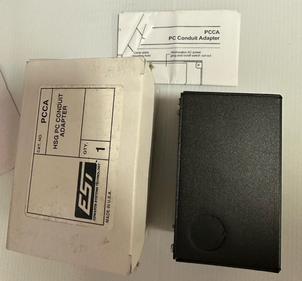 Edwards EST PCCA HSG PC Conduit Adapter NEW