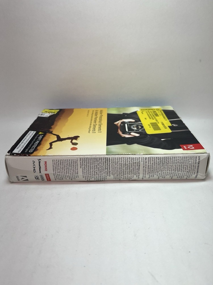 Adobe Photoshop Elements 11 & Adobe Premiere Elements 11 Bundle Pack New Sealed