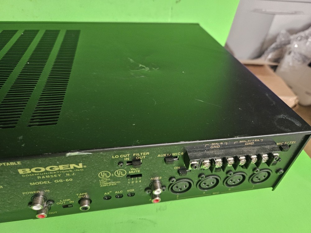 Bogen GS60 Gold Series Amplifier