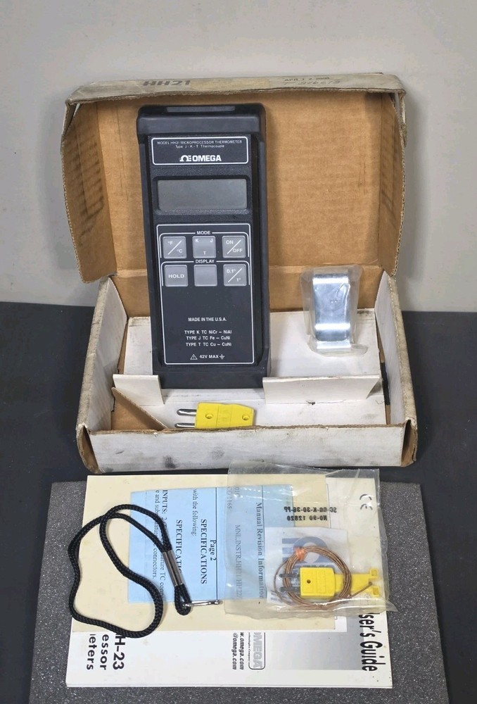 Omega Handheld Microprocessor Digital Thermometer HH-21