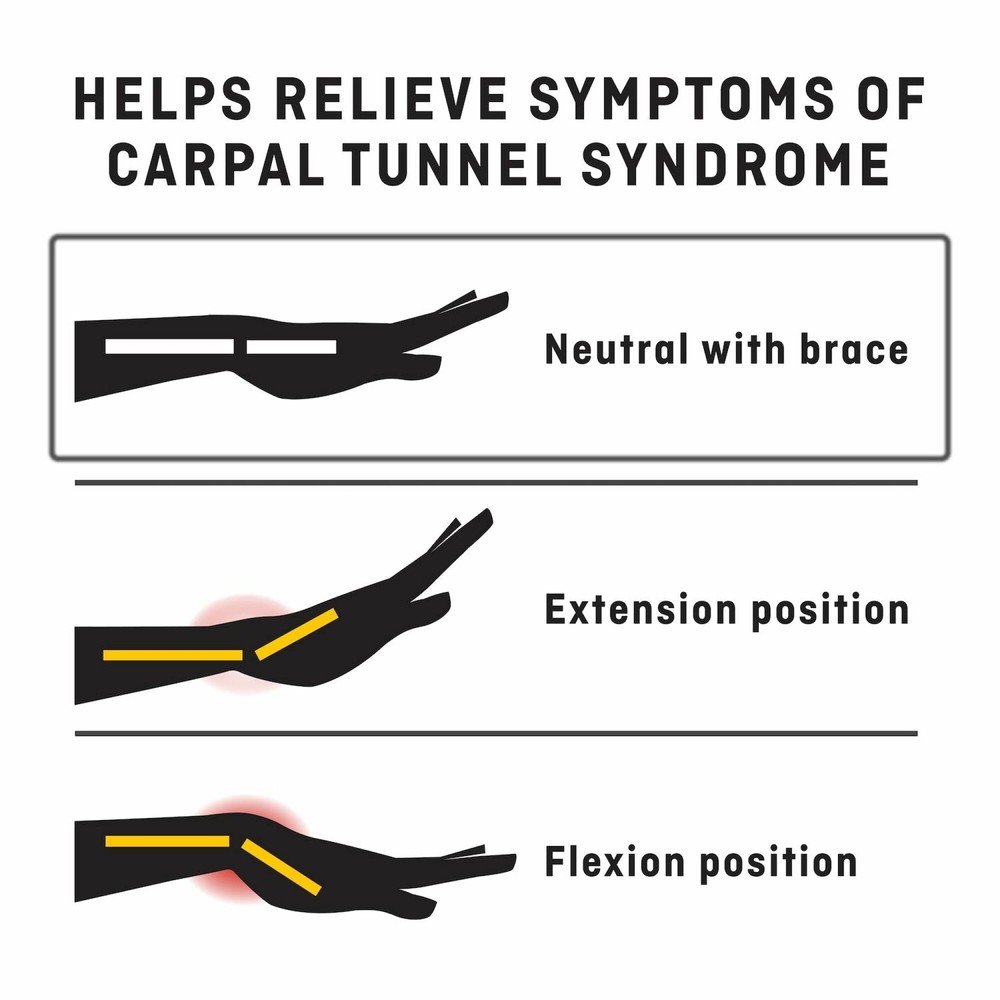 FUTURO Night Wrist Support, 48462ENR, Adjustable