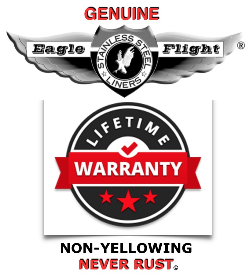 22.5" 10 LUG TRUCK BUS RV MOTORHOME WHEEL SIMULATOR RIM LINER COVERS DEEP +AIR ©