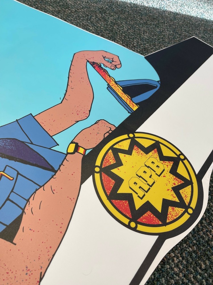 APB Side Art - Arcade Video Game - A.P.B. Atari Dedicated Cab