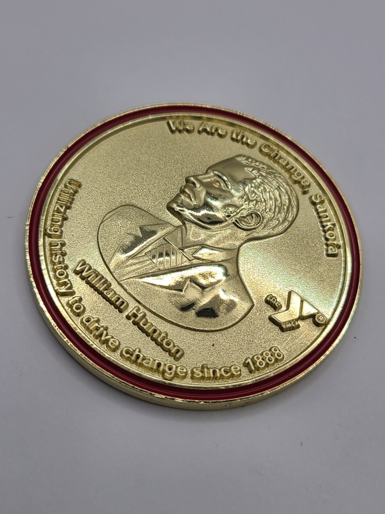 YMCA Utilizing History 2--Inch Challenge Coin
