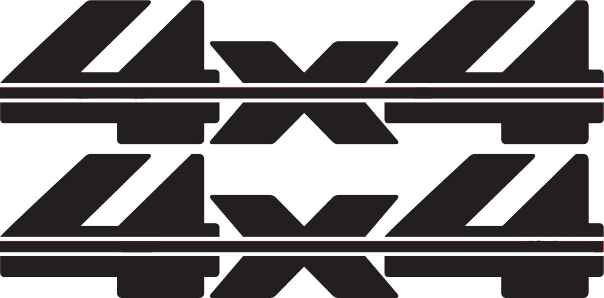1988 - 1997 4x4 Decals for Chevy Silverado GMC Sierra 1500 2500