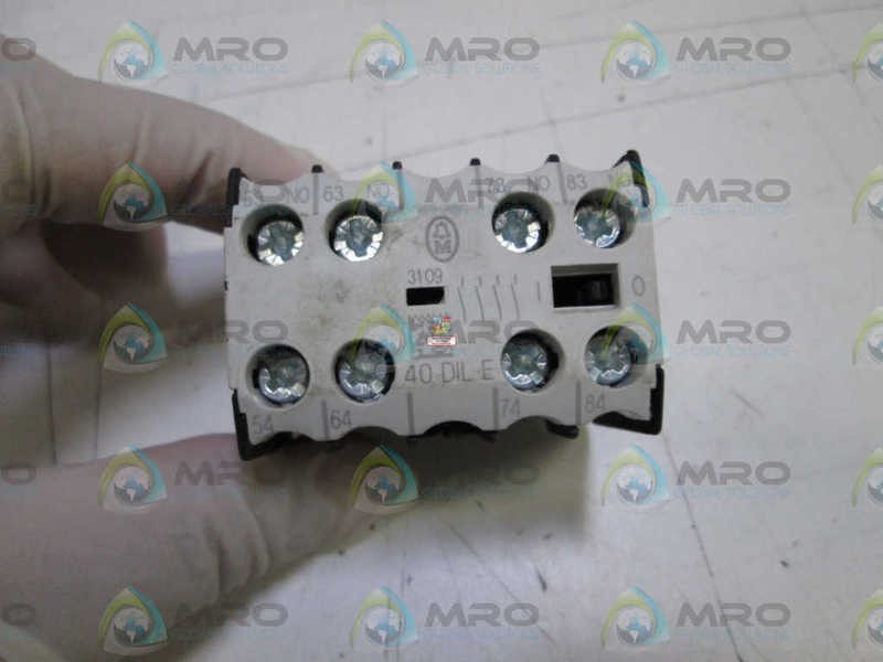 MOELLER CONTACT MODULE 40DIL-E NSNP