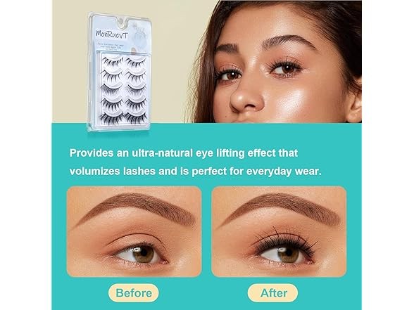 MONRUEVT Handmade False Eyelashes
