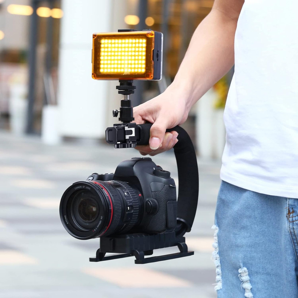U/C Shape Handheld Stabilizer for Cameras, Camcorders & Smartphones