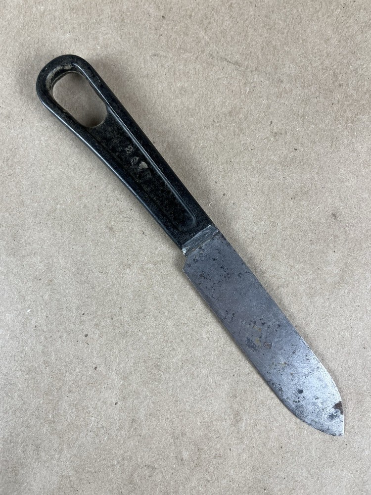 US Military WWII Army Mess Kit Knife Utensil Early War Black Handle