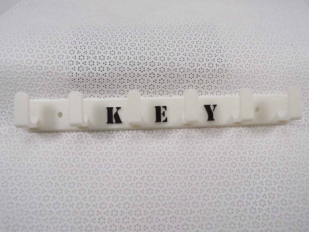 Key Chain Holder Wall Mounted 3D Printed Made in the USA Includes fasteners